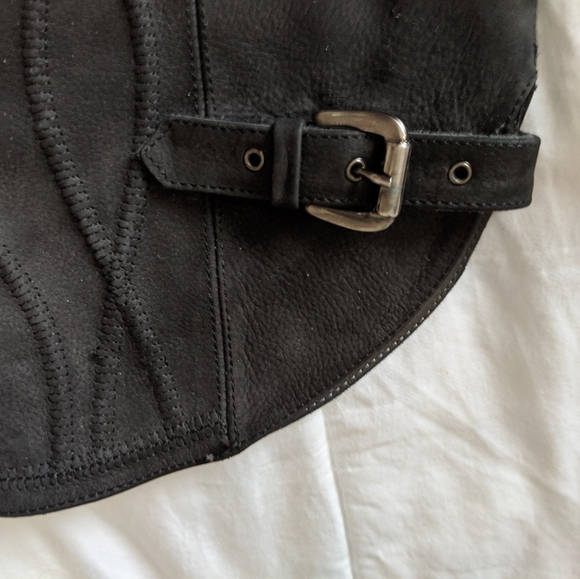 Napoliani black suede leather boots - Picture 3 of 3